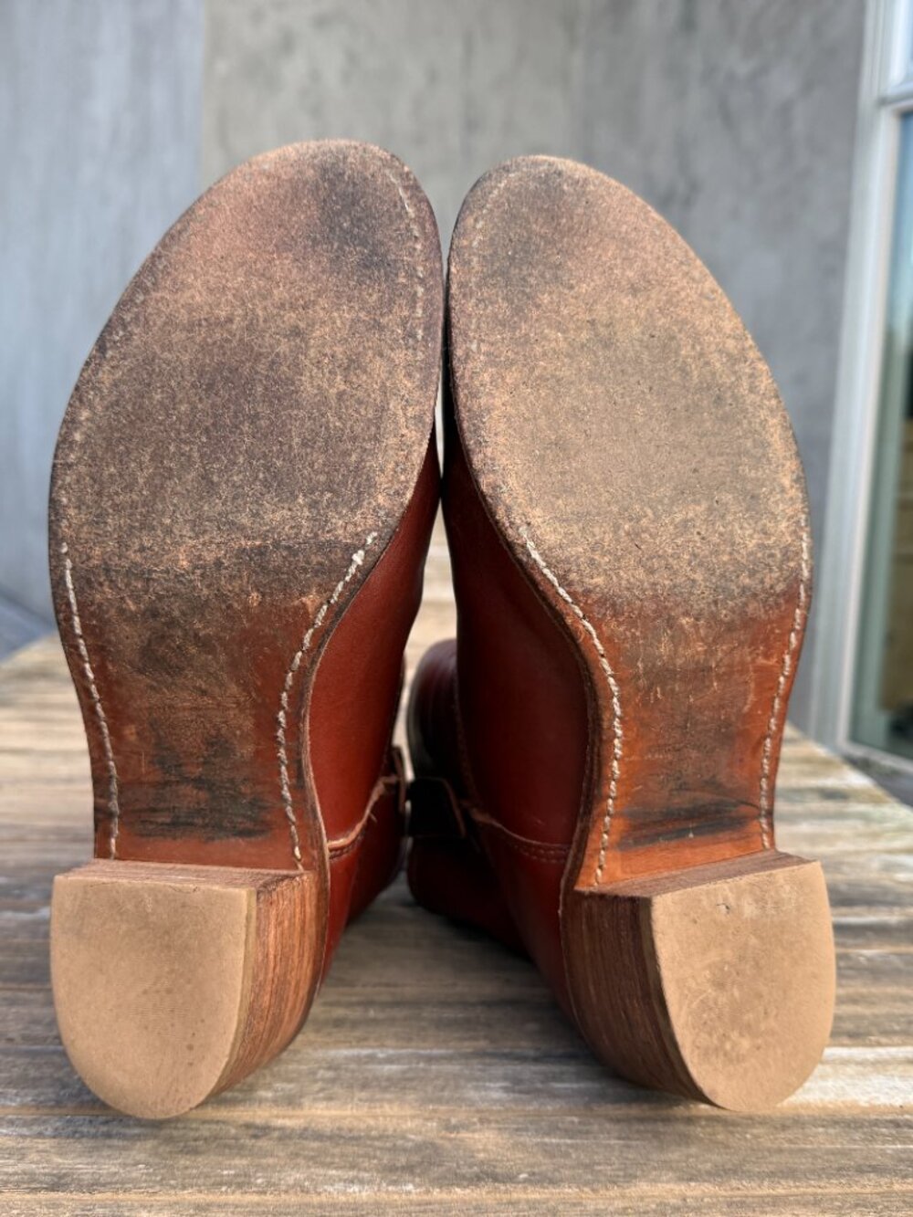 Red Wing Heritage Women's 3413 Inez stacked heel boot - Picture 6 of 7